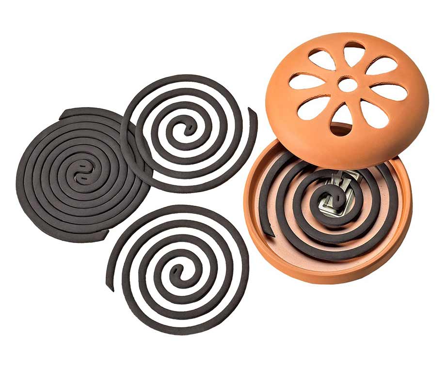 1+1 GRATIS | 6 Citronella Wierook Spiralen In Terracotta Pot afbeelding