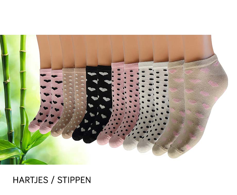 12-Pack Pierre Calvini Bamboe Sneakersokken - Voor Dames Of Heren! |  VoordeelVanger.nl - Dagelijks topaanbiedingen!