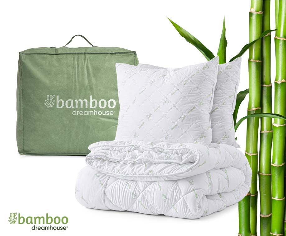 Ademend Bamboo Year Beddengoedpakket - Set Van Kussen(s) En Dekbed! VoordeelVanger.nl - Dagelijks topaanbiedingen!