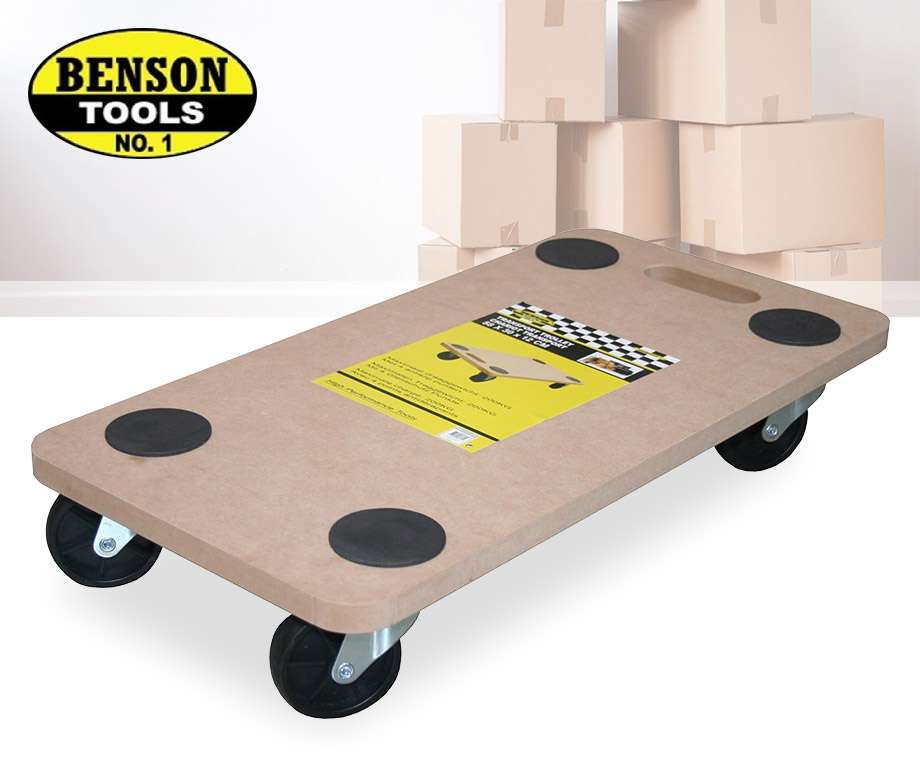 Benson Transporttrolley - Tot 200kg Gemakkelijker Verplaatsen!