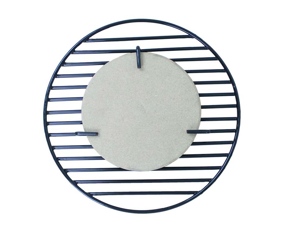 Buccan Heat Deflector Voor Ø33 cm BBQ Kamado Gebruik Je Kamado Als