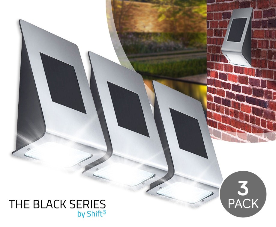 3 Pack Draadloze Led Solar Light Zeer Eenvoudige Montage