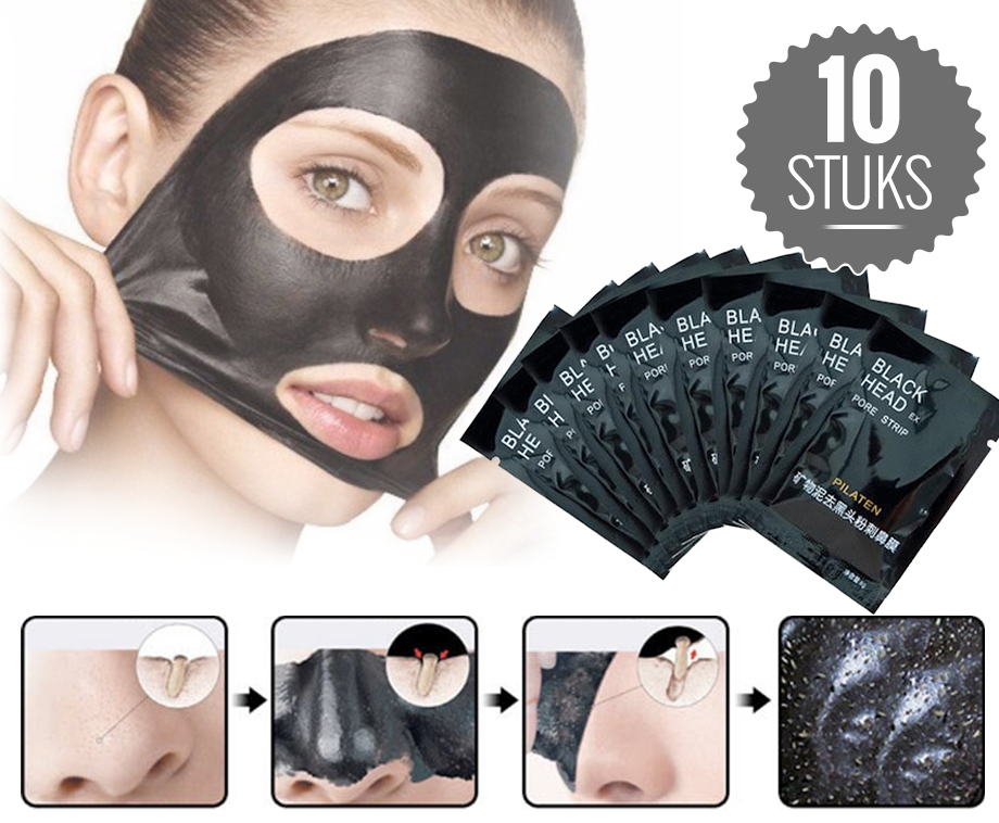 5 Zakjes Black Mask Gezichtsmasker Voor Een Gelijkmatige & Jeugdige