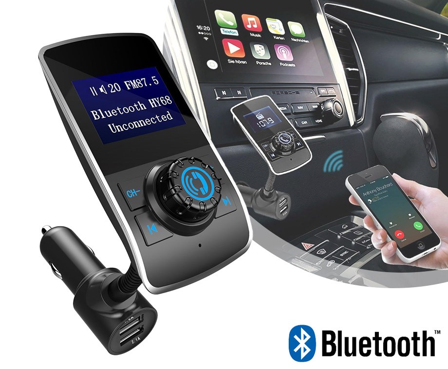 Bluetooth Carkit Bel Veilig En Speel Draadloos Muziek Vanaf Telefoon