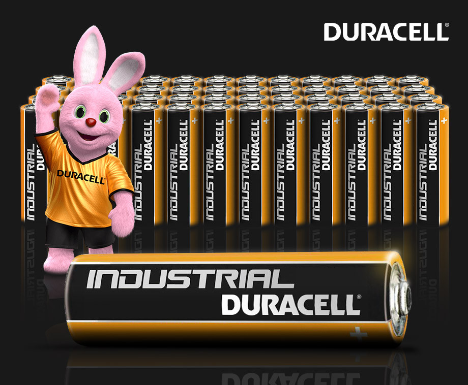 72 Stuks Duracell Industrial Batterijen Gaat Tot 5x Langer Mee