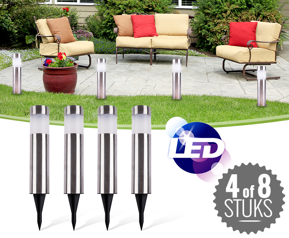 Set van 3 Zancaro tuinlampen met stekker RGB van Eglo kopen