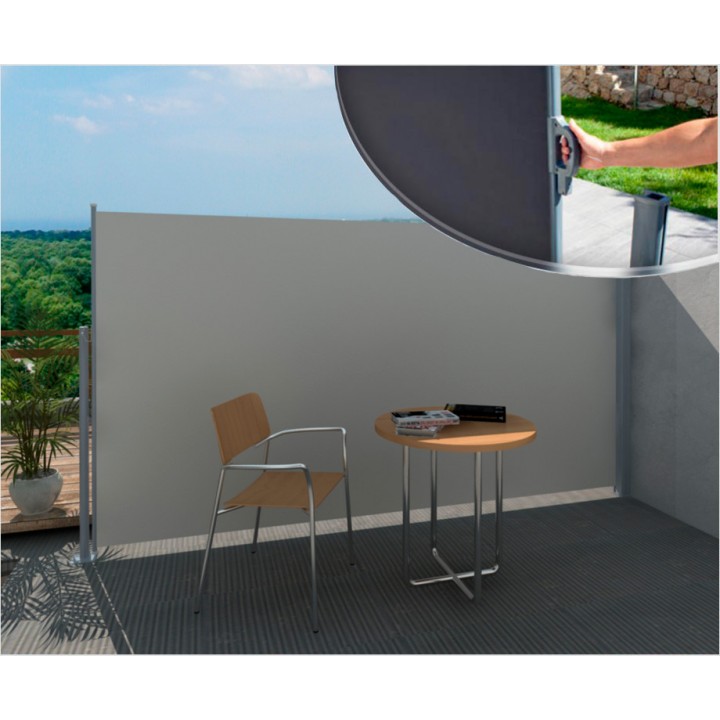 Uittrekbaar xxl wind en zonnescherm