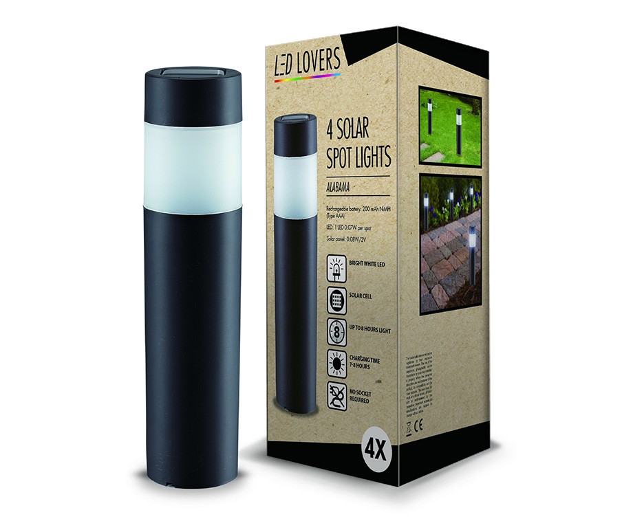 Set Van 3x Stuks Solar Tuinlampen-prikspots Anti-muggenlampen Op Zonne Energie 22 Cm   Prikspots Tuinverlichting   Insectenlampen