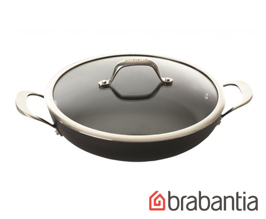 Brabantia Tritanium Alux Wok/Paella Pan 28CM Koken Als Een Pro