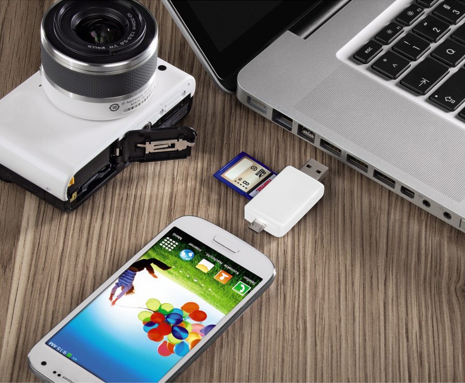 Micro USB Kaartlezer Onwijs Handige Gadget! VoordeelVanger.nl