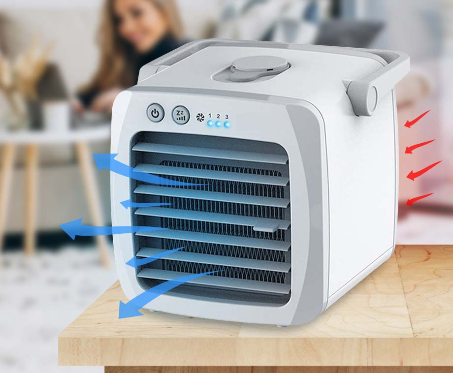 Portable Air Cooler Compact, Draagbaar En Krachtig! VoordeelVanger