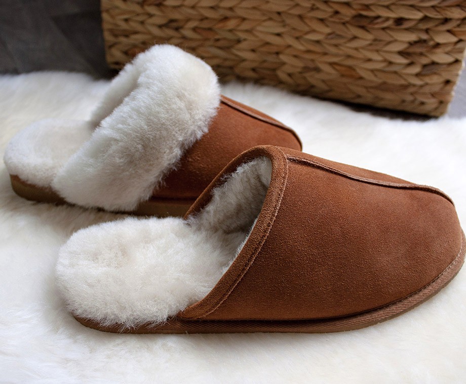 Big Size Heren Sloffen Slippers Comfortabele Pantoffels Leder Leer Grote Maten Zwart Bruin 47 48 49 50 EU (49, Bruin