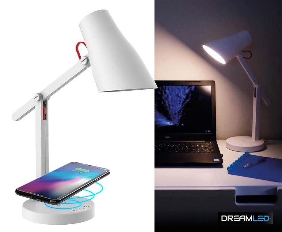 Omniexa Tafellamp - Roségoud – Dimbaar & Draadloos – 3 Lichtstanden