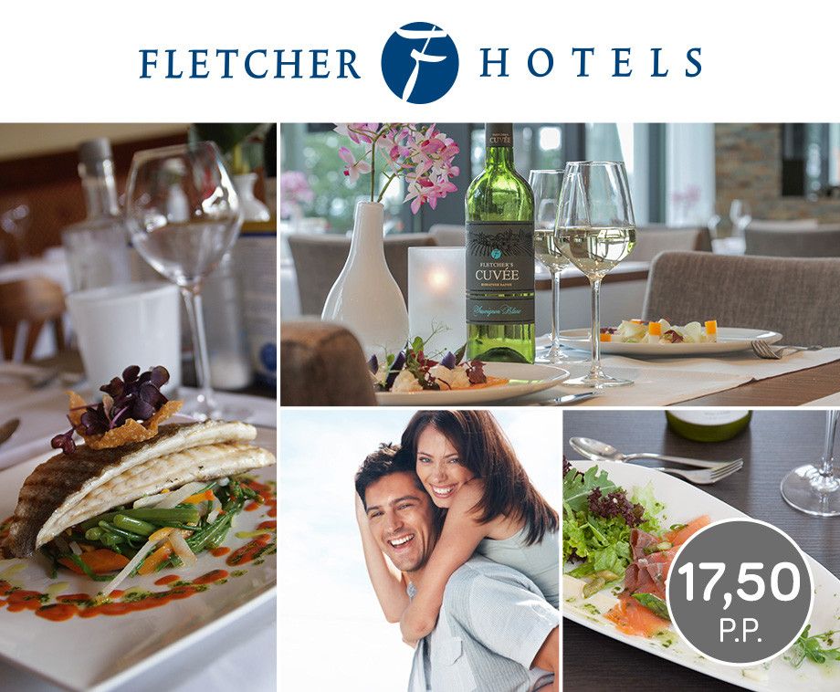 3Gangen Diner Voor 2 Personen Bij Fletcher Hotels Aanbiedin