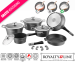 Unieke 10-delige Luxe Royalty Line Switzerland Keramische Pannenset!