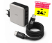 FlinQ 100W Adapter Incl. Kabel Set - Laad 3 Apparaten Tegelijkertijd Op!