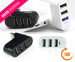3 Way USB Splitter 180 Graden Draaibaar - Verkrijgbaar In Zwart Of Wit!