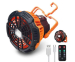 2-In-1 Oplaadbare Ventilator Met LED Lamp - Ideaal Voor Onderweg En Op De Camping!
