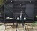 2-PACK Tuinstoelen Opvouwbaar Zwart - Comfortabel Zitten In Tuin En Op Balkon!