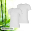 2-Pack Bamboo T-Shirts-Wit ronde hals-XXL