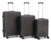 3-Delige Kofferset Wave Design Zwart - Lichtgewicht Reiskoffers Voor Elke Trip!