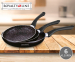 3-Delige Royalty Line Pannenset Met Marmercoating - In 6 Trendy Kleuren!