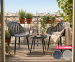 3-Delige Tuinset Met Tafel En Stoelen
