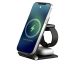 Draadloze Qi Snellader-3-in-1 station: telefoon, oordopjes, Apple watch