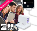 Universele 4-Poorts USB Reisoplader - Laad In 1 Stopcontact Tot 4 Apparaten Op!