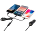 FlinQ 4-in-1 Car Quick Charger - Geschikt Voor Alle Mobiele Apparaten!
