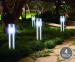 Set Van 4 Solar LED Tuinlampen - Met Zonnepaneel & Lichtsensor!