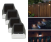 4-Pack Solar Wandlichten - Voor Schutting, Terras, Oprit, Hekken, Trappen En Meer!