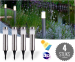 Set Van 4 Luxe LED Tuinlampen - Werkt Volledig Op Zonne-Energie!