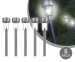 5-Pack Solar Tuinlampen - Creëer Eenvoudig Sfeer In De Tuin!