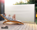 Uittrekbaar Privacy- En Windscherm Crème 170 x 300 cm - Ongestoord Zonnen En Barbecueën!