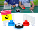Draagbare Air Soccer Spel - Met Echte Zwevende Luchtpuck!