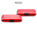 Aluminium Wallet Met RFID Blocker-Rood