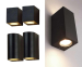 Aluminium Wandlamp Voor GU-10 LED Spots - Vandaag 1+1 GRATIS!