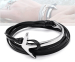 Leren Anchor Unisex Armband - Super Stijlvol En Stoer!