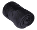 Arti Casa XXL Flanel Fleece Deken-Zwart / Antraciet