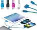 3-In-1 Gevlochten Kabels - Werkt Met Praktisch Alle Tablet En Smartphones!