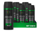 6x 150ml AXE Deo Spray Africa Fresh - 48 Uur Lang Een Onweerstaanbare Geur!