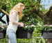 Balkonbak 59 x 25 x 25 cm Antraciet - Vandaag 1+1 GRATIS!
