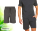 Bamboe Loungebroek Kort-Antraciet-XXL