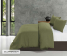 Bamboo Touch Dekbedovertrekken - Olijfgroen - 240x200/220