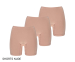 3-Pack Bamboo Essentials Seamless Dames Ondergoed-Shorts Nude-XL