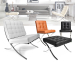 Luxe Barcelona Chair Of Hocker - Verkrijgbaar In Diverse Kleuren!