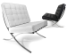 Luxe Expo Chair Of Hocker - Bekleed Met Zwart Of Wit Leder!