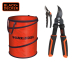 3-Delige Black & Decker Tuinset - Met Handige Opvouwbare Tuinafvalzak!