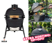 Kamado Egg BBQ Buccan Ø33 cm Zwart - Luxe Model Met Frame!